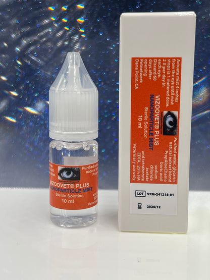 VIZOOVET PROTECT™  Eye Drops with Hyaluron (HA) 10ml Standard bottles