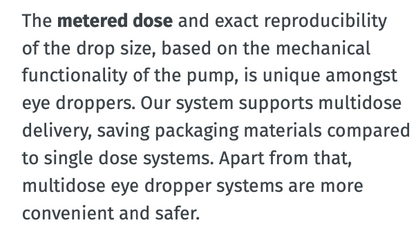 Visuvet Precision Dropper Bottles - Ophthalmic Multidose System