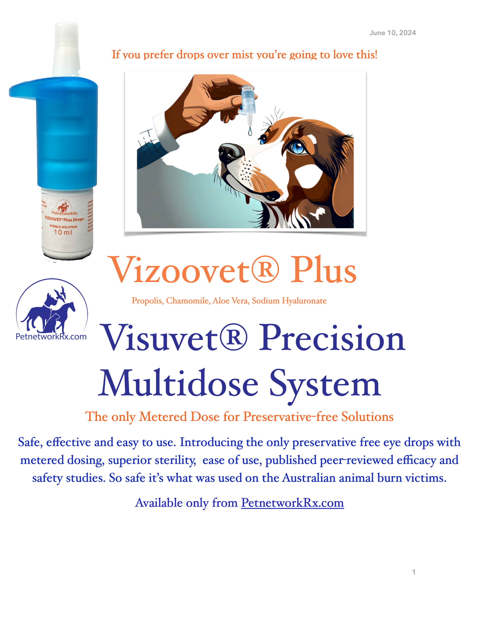 <img src="product-image.jpg" alt="Visuvet Precision Multidose Bottles">