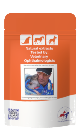 The safest most effective eye ndrop for pets. It's what was used on the animal burn victims of the Australian fires. There are two peer-revciewed published studies on safety and efficacy. Also available in a nanoparticle mist for ease of administration.