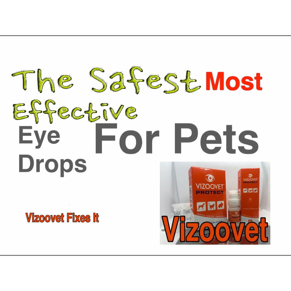 Vizoovet lubricating - Protective Soothing Eye Drops for Pets, Long Lasting Relief, The one The Specialists Use - Petnetwork.shop